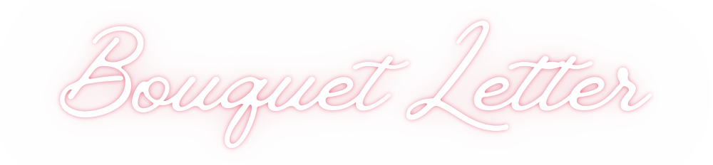 Wedding Invitation-ブーケレター